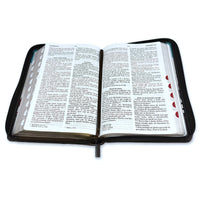 Biblia RVR1960 Tamano Manual Imitación Piel Turquesa/Casa/Marron Con Cierre E Índice