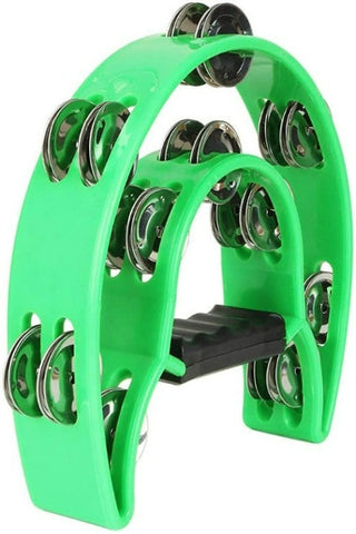 Pandero Doble Media Luna Verde