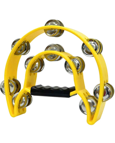 Pandero Amarillo Media Luna Doble