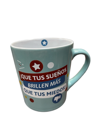 Taza Toda Ocasión con Emoticones “Que tus Sueños Brillen”