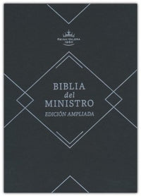 Biblia RVR60 del Ministro Edición Ampliada Negro Piel Fabricada