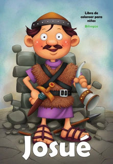 Libro Gigante Para Colorear Bilingüe- Josue