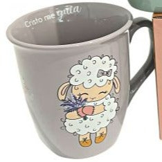 Taza Cerámica-Colección-En Cristo confío-Cristo me guia