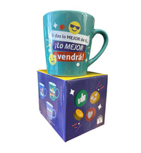 Taza Toda Ocasión con Emoticones “Lo Mejor Vendra”