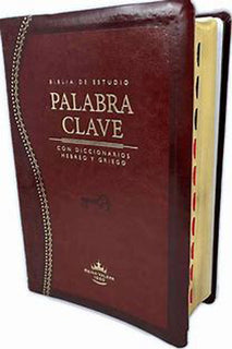 Biblia RVR60 de Estudio Palabra Clave Marron con Indice