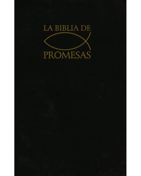 Biblia De Promesas Rvr60 Tapa Dura Económica Negro Sin Indice