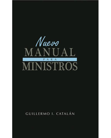 Nuevo Manual Para Ministros (Tapa Dura)-Guillermo Catal