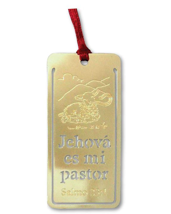 Separador Metalico Dorado "Jehova"