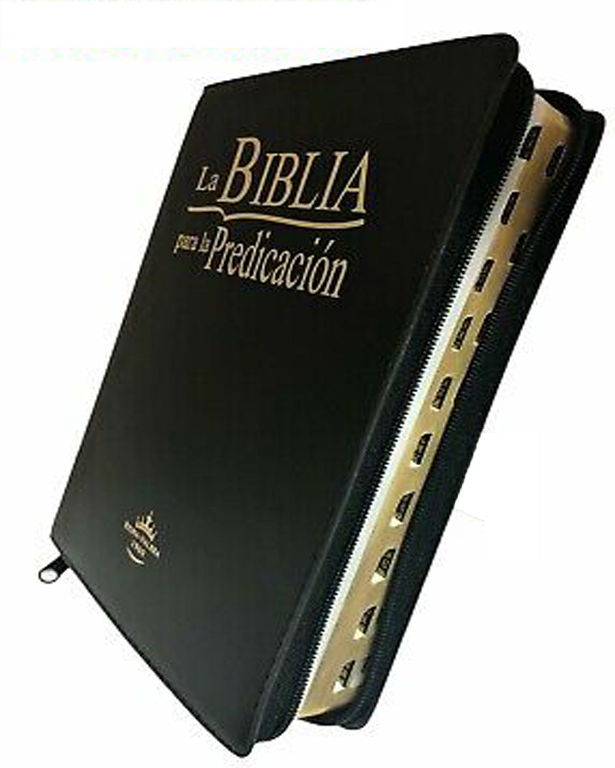 Biblia RVR60 para la Predicación, con Índice y Con Zipper Negra