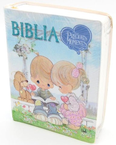 Biblia Rvr60 Compacta Preciosos Momentos Vinyl Perrito Sin Indice