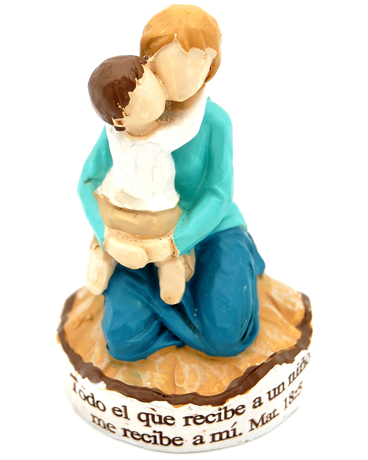 Estatuilla Decorativa Serie Amor "Mateo 18:5"