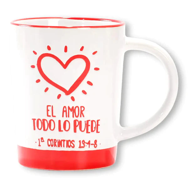 Taza 15 Oz Colección Elegante el Amor Todo Lo Puede